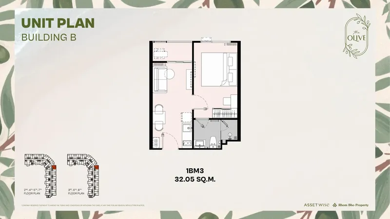 Exact layout of units B511 (type 1BM3) — The Title Olive