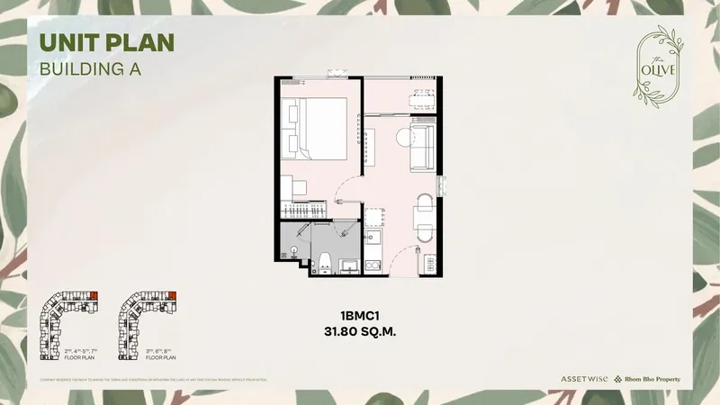 Exact layout of units A615 (type 1BMC1) — The Title Olive