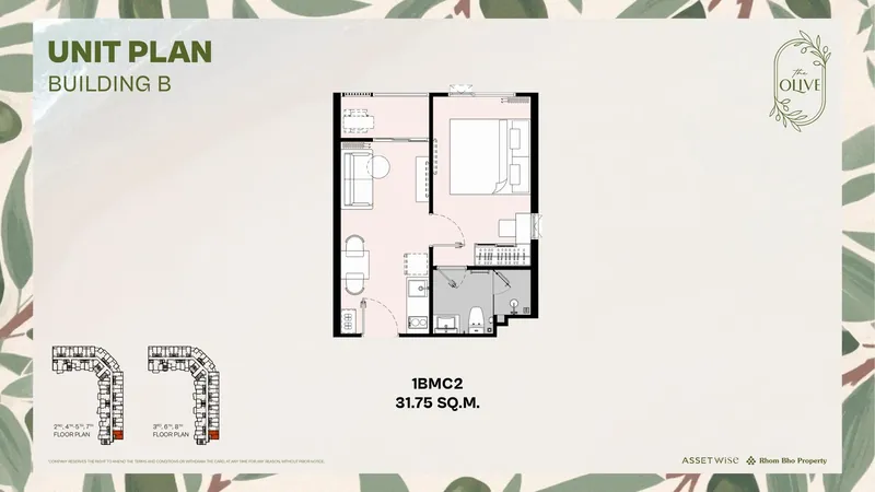 Exact layout of units B718 (type 1BMC2) — The Title Olive