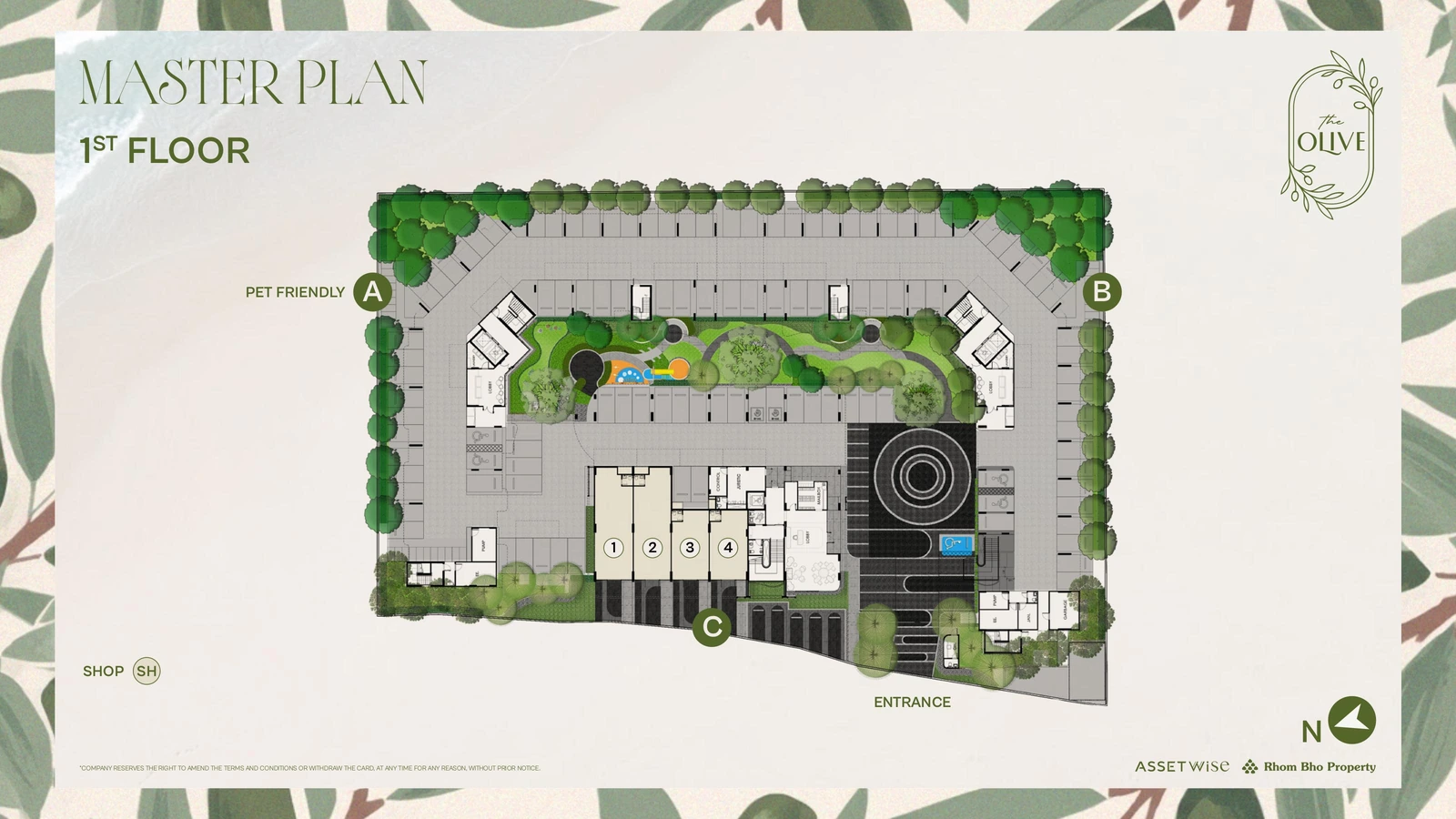 Master plan, level 2 — building A