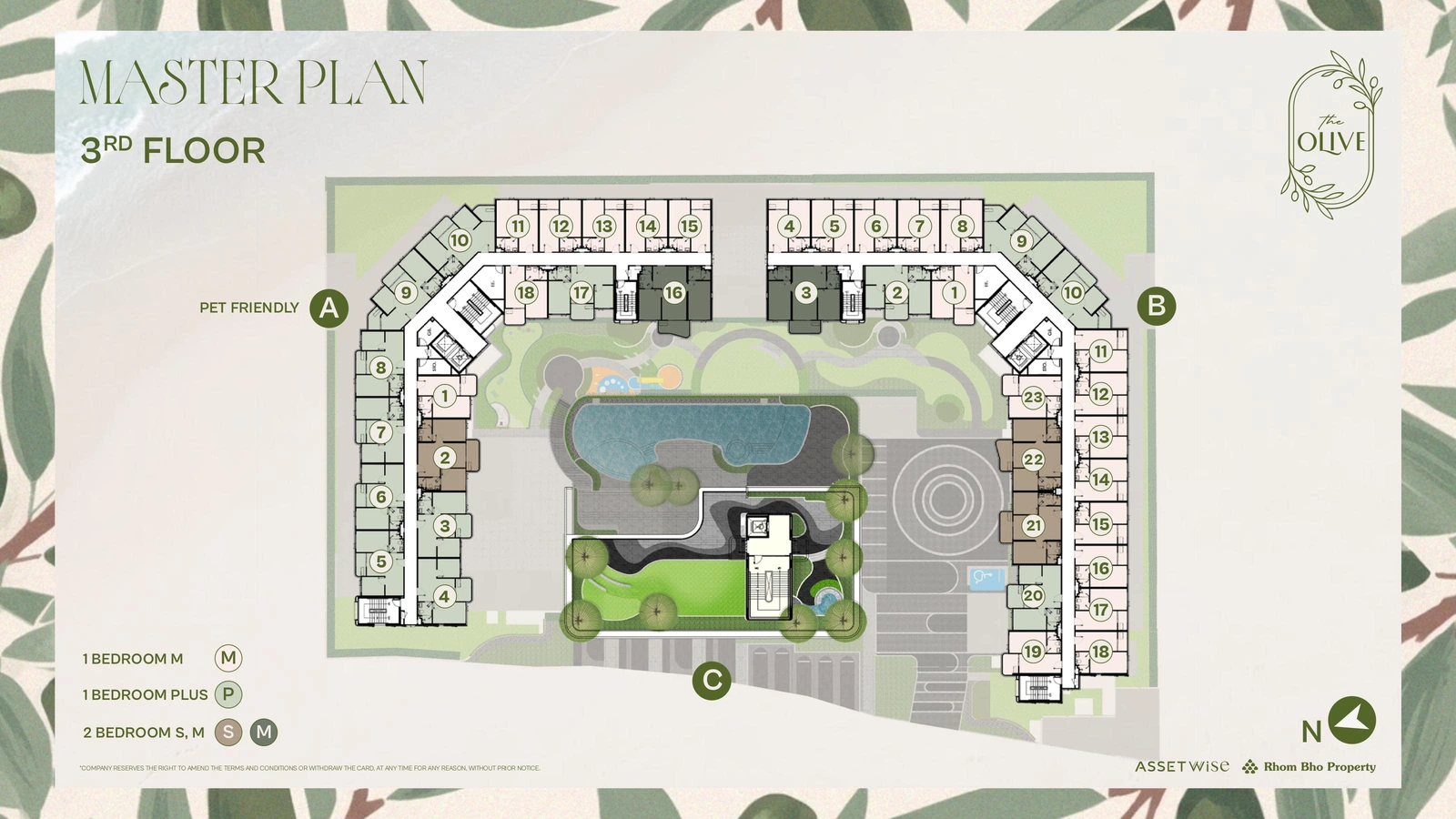 Master plan, level 4 — building A